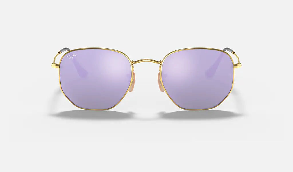 technical Watchful surge Ray-Ban Sunglasses Hexagonal Lilac Mirror - Sun Optics online
