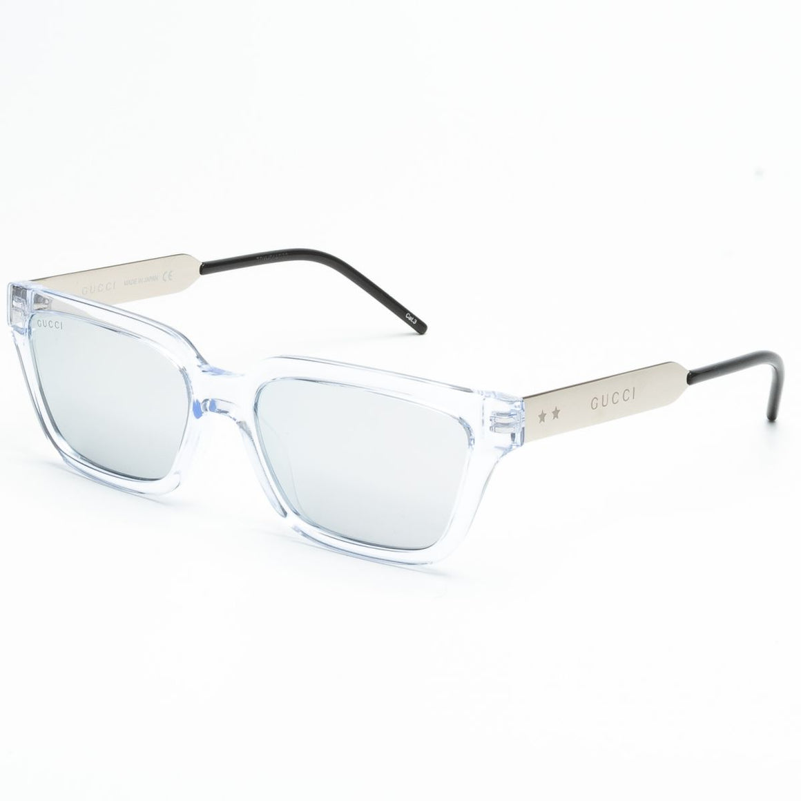 Mirrored Silver Square Men's Sunglasses