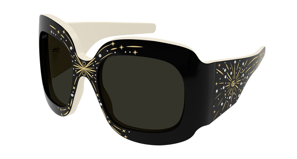 GUCCI SUNGLASSES BLACK/GREY